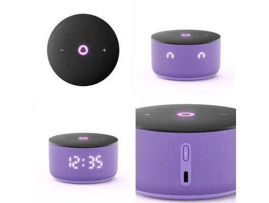 Умная колонка ЯНДЕКС СТАНЦИЯ Мини 3 лиловый (YNDX-00027LIL)